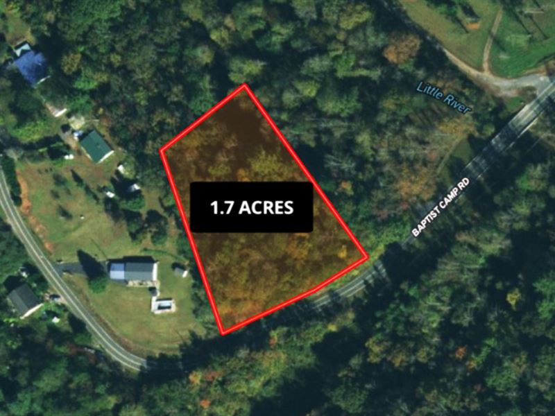 1.70 Acres in Connelly Springs, NC : Connelly Springs : Burke County : North Carolina