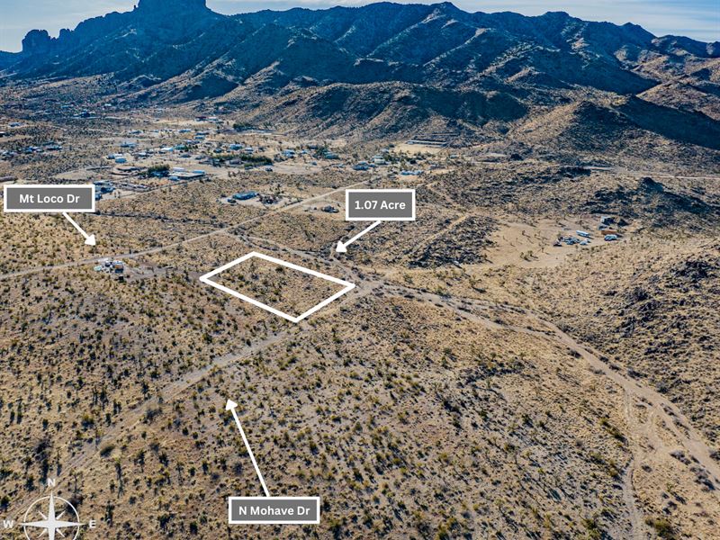 1.07 Acre in Dolan Springs, AZ : Dolan Springs : Mohave County : Arizona
