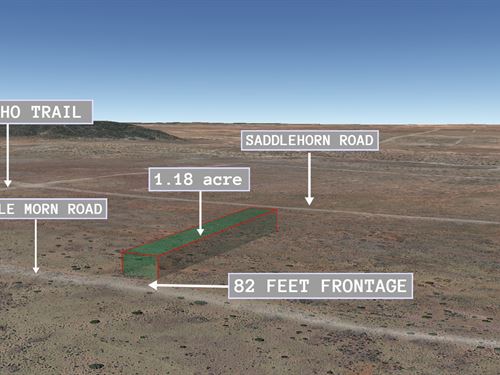 1.19 Acre in Snowflake, $150/Mo : Snowflake : Navajo County : Arizona