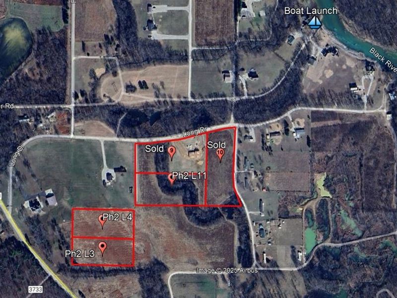 Lots with River Access : Williamsville : Butler County : Missouri