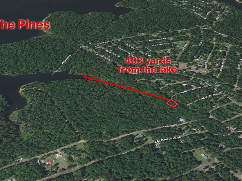 Residential Lot, Lake View : Jefferson : Marion County : Texas
