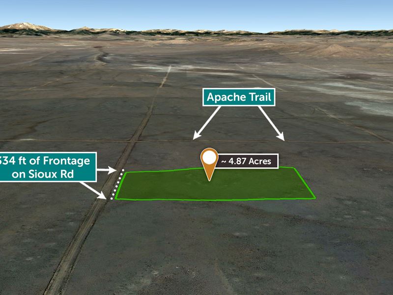 Sunny, Flat 4.87 Acres : Hartsel : Park County : Colorado