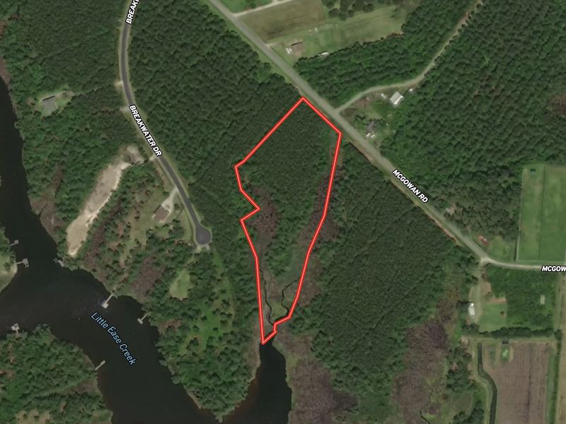 5.93 Acres of Wat : Bath : Beaufort County : North Carolina