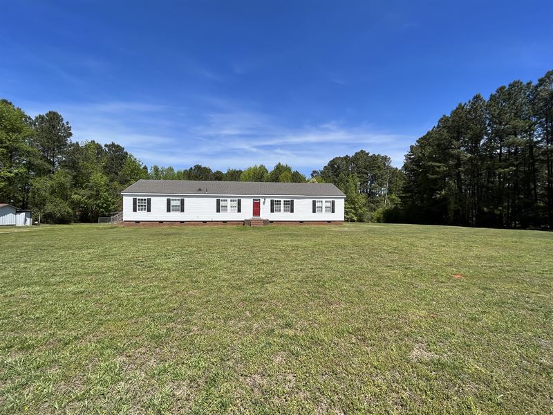 Country Home for Sale in NC : Louisburg : Franklin County : North Carolina