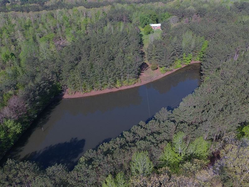Home On Acreage, Pond, in TN : Morris Chapel : Hardin County : Tennessee