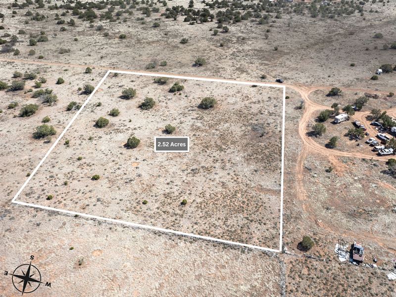 A Spacious 2.52 Acres in Williams : Williams : Coconino County : Arizona