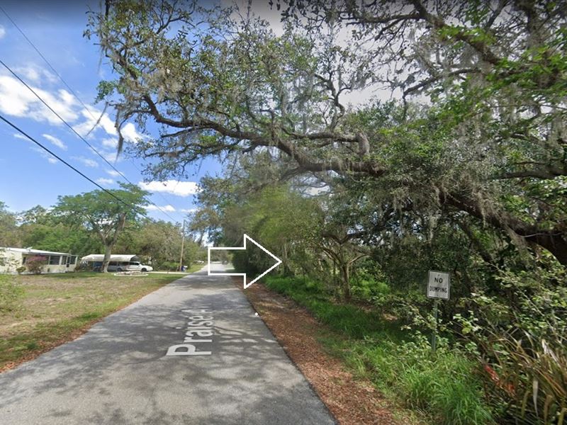 Mobile Home Lot with City Water : Sebring : Highlands County : Florida