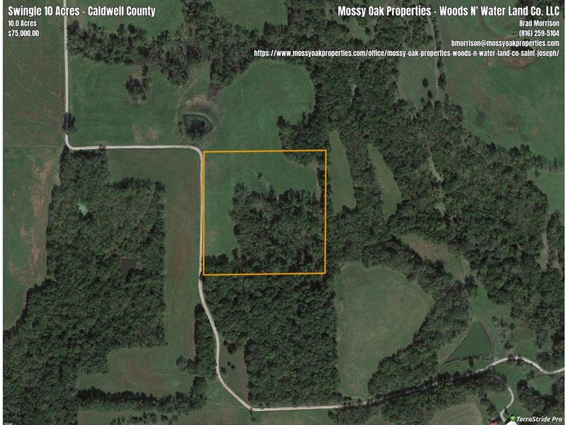 Small Building/Hunting Acreage : Hamilton : Caldwell County : Missouri
