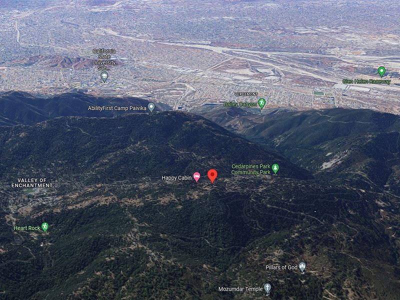 Near Lake, Mountain Home : Cedarpines Park : San Bernardino County : California