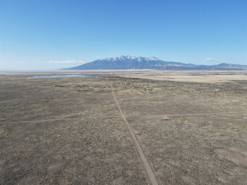 5 Ac with Panoramic Mountain Views : Blanca : Costilla County : Colorado