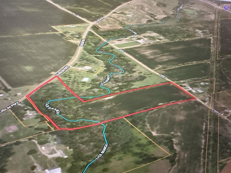 Land for Sale, 11.96 Acres Mixed : Cambridge City : Henry County : Indiana