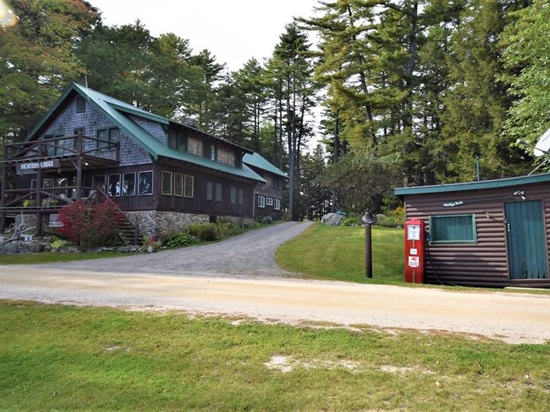 Nicatous Lake Lodge & Cabins : Burlington : Hancock County : Maine
