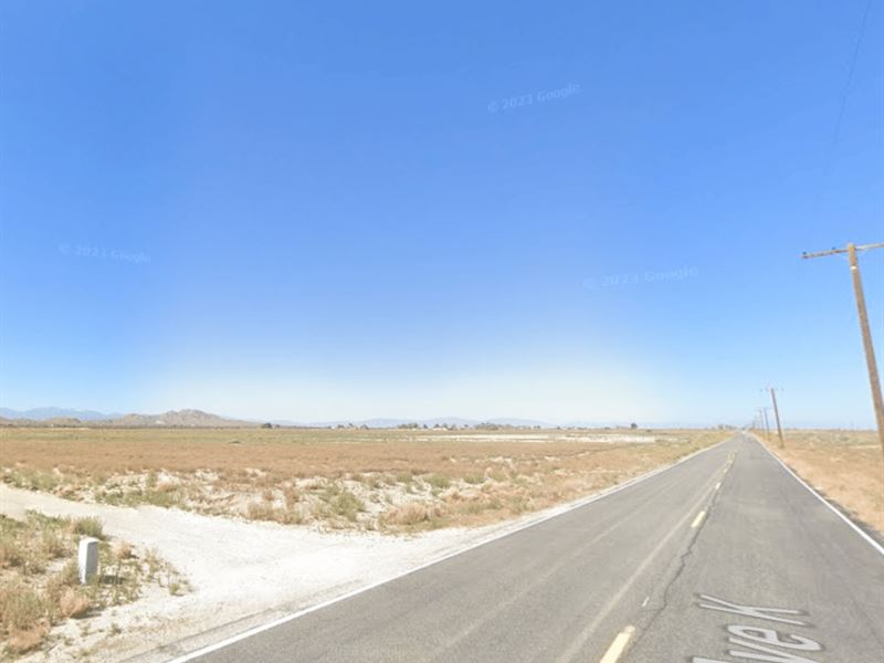 2.55 Acre Lot in Lancaster, CA : Lancaster : Los Angeles County : California