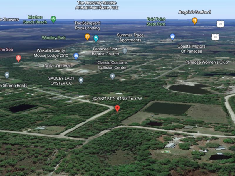 Coastal Escape for $238.96/Mo : Panacea : Wakulla County : Florida
