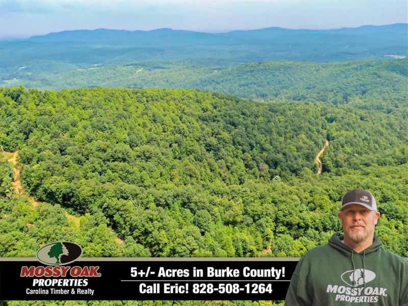 5.16 Acres Private Unrestricted : Morganton : Burke County : North Carolina