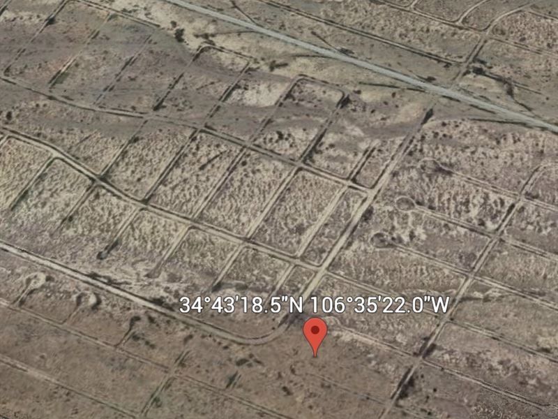 Cheap New Mexico Land, $950 : Belen : Valencia County : New Mexico