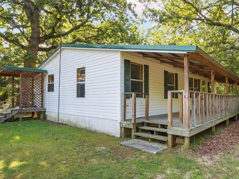 Home and Shop in Private Setting : Gainesville : Ozark County : Missouri