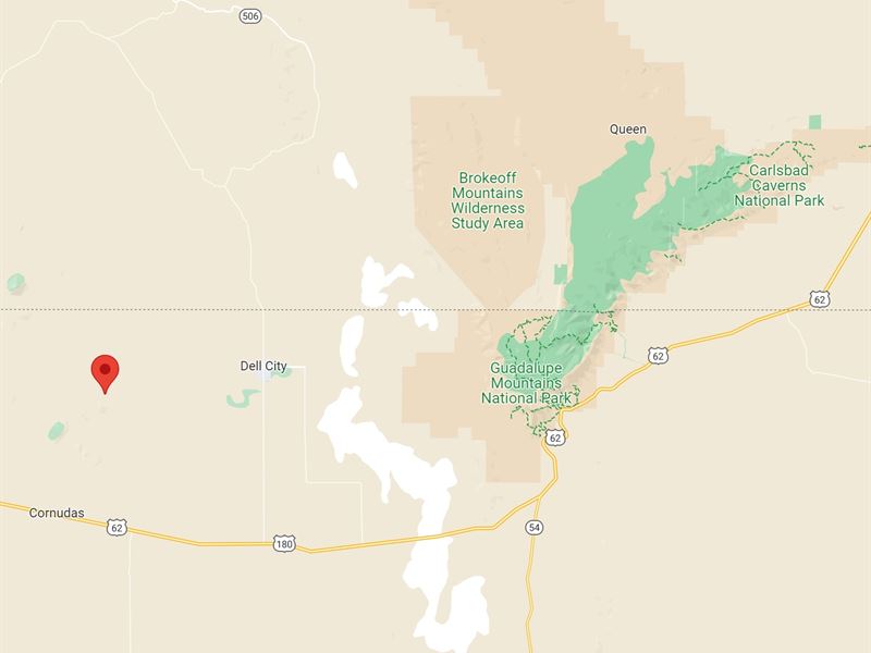 Unique Dell City 11+ Acres, Roads : Dell City : Hudspeth County : Texas