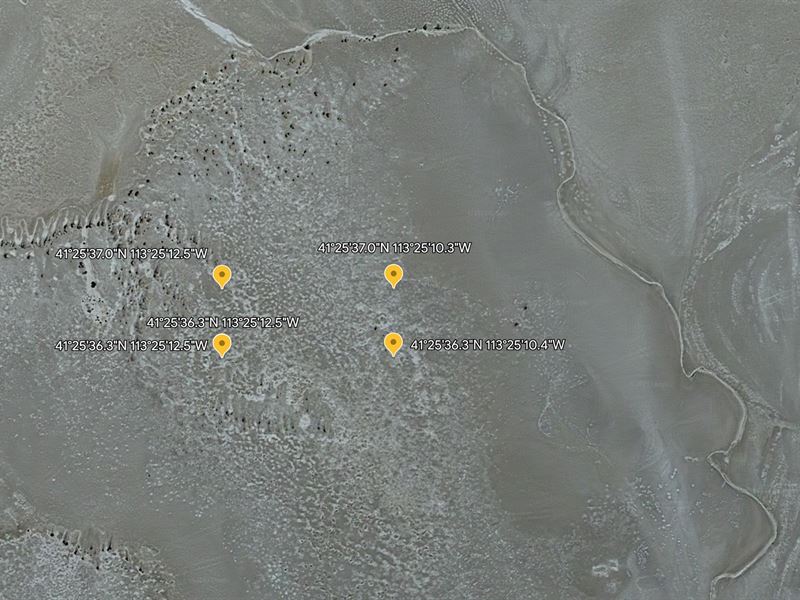 Utah Quarter Acre Old Railroad : Lucin : Box Elder County : Utah