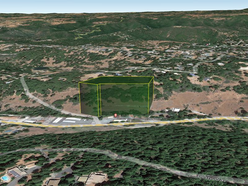 2.77 Acre Prime Location Lot : Pioneer : Amador County : California