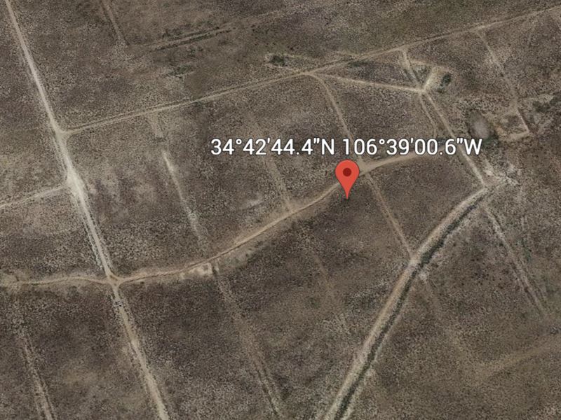 Cheap New Mexico Land, $850 : Belen : Valencia County : New Mexico
