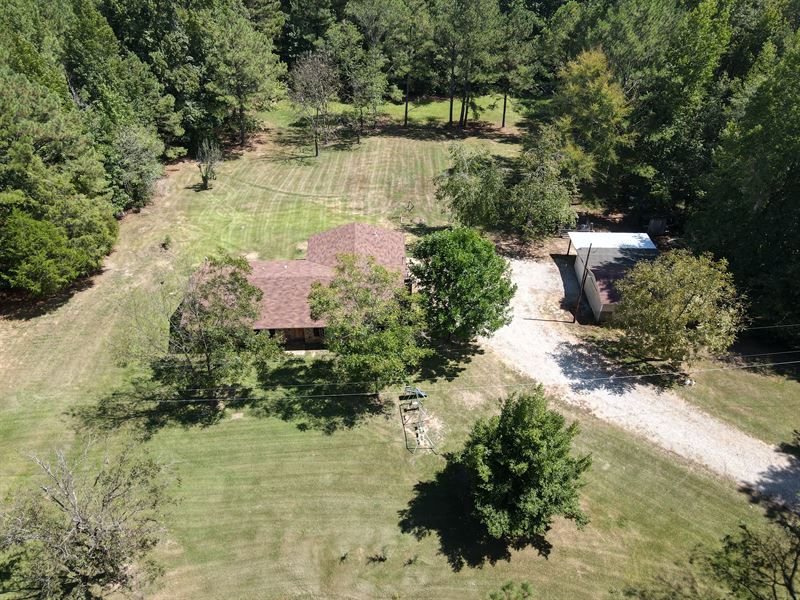 Home and 7.3 Acres in Ethel, MS : Ethel : Attala County : Mississippi