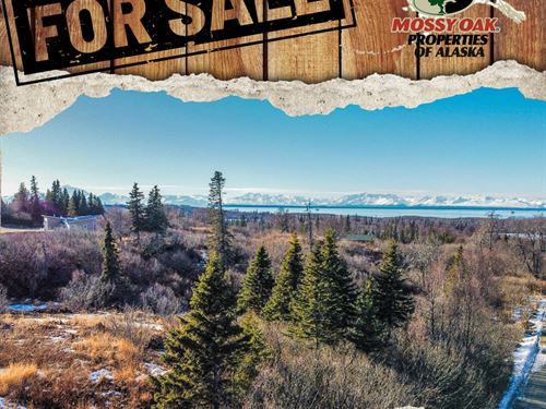 Big Lot, 2.23 Acres View of Mountai : Nikiski : Kenai Peninsula Borough : Alaska