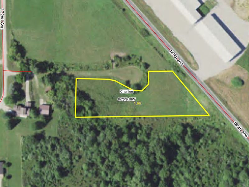 1.6 M/L Acres for Sale in Rathbun : Moravia : Appanoose County : Iowa