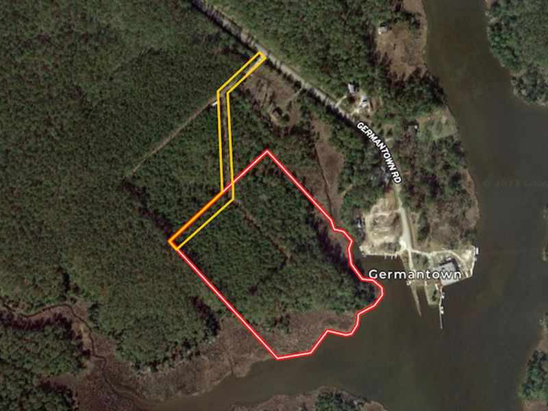 9.5 Acres of Resi : Scranton : Hyde County : North Carolina