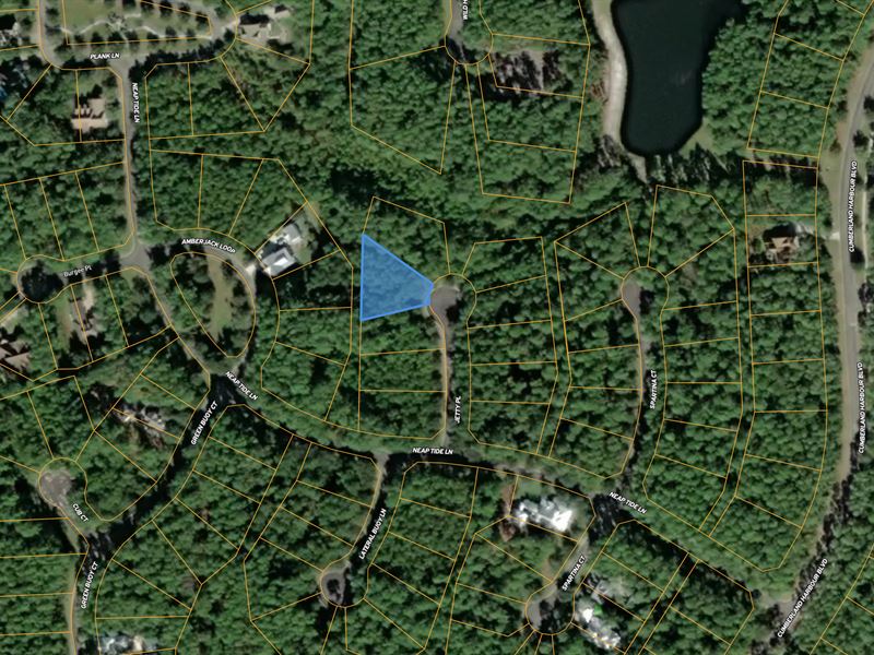 Lot in Cumberland Harbour : Saint Marys : Camden County : Georgia