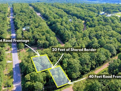 Double Lot, Pull-Through RV Parking : Park Hill : Cherokee County : Oklahoma