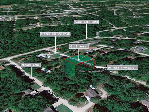 .18 Acre in Merriam Woods, $150/M : Merriam Woods : Taney County : Missouri
