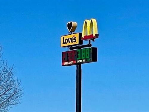 Commercial Land For Sale on I-55 : Fernwood : Pike County : Mississippi