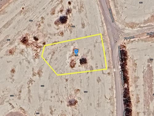 $367.49 Down, Roadside Level Lot : Pahrump : Nye County : Nevada
