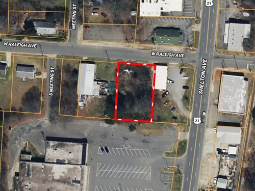 .34Ac Lot, 105 E Raleigh Ave : Statesville : Iredell County : North Carolina