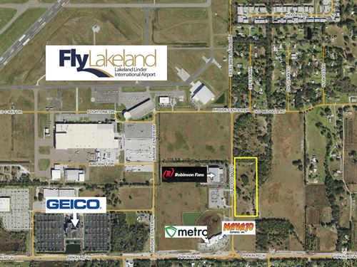 Lakeland Airport Industrial Land : Lakeland : Polk County : Florida