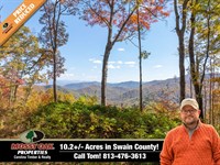 10.2 Acres With Incredible Views : Bryson City : Swain County : North Carolina