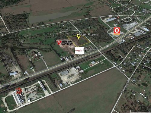 4 Acres, West Tatom Street : Trinity : Texas
