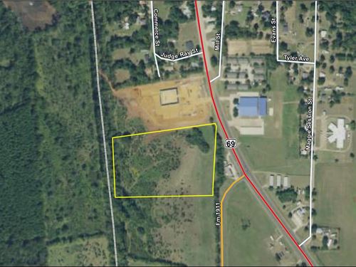 12 Acres, Hwy 69 : Alto : Cherokee County : Texas