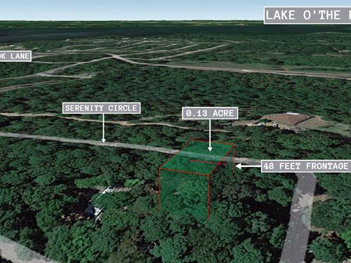 .13 Acre in Avinger, $200 a Month : Avinger : Marion County : Texas