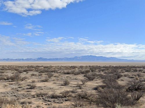 Open Dry Lake with Electric Nearby : Cochise : Arizona
