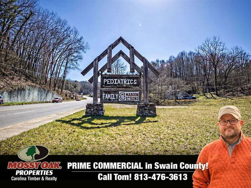 Prime Commercial Properties in Brys : Bryson City : Swain County : North Carolina