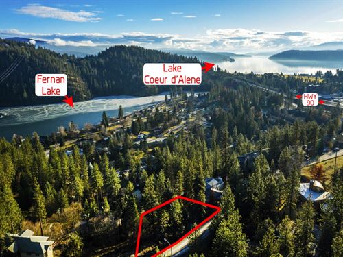 Fernan Hill Drive : Coeur D Alene : Kootenai County : Idaho