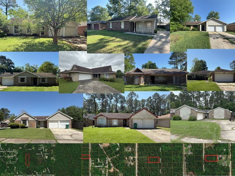 11 Single Family Homes & 4 Lots : Slidell : Saint Tammany Parish : Louisiana