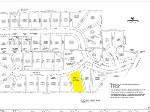 Olde Towne Subdivision Lot 3 : Pontotoc : Mississippi