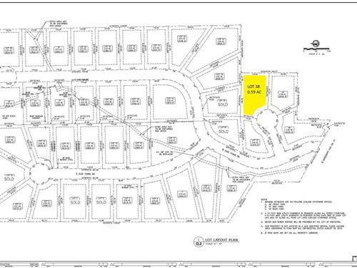 Olde Towne Subdivision Lot 38 : Pontotoc : Mississippi