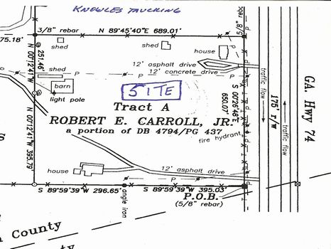 10 acres - Potential Commercial : Fairburn : Fulton County : Georgia