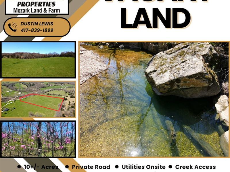 Private 10 Acres : Fordland : Webster County : Missouri