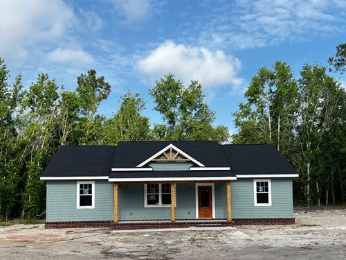 Brand New Site, Built Home : Live Oak : Suwannee County : Florida