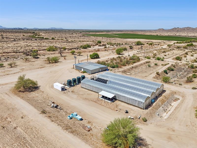 Gila Bend Commercial Greenhouse : Gila Bend : Maricopa County : Arizona